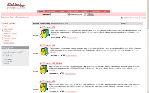 internetový obchod Elektroplus
